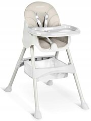 Высокий стул со столиком Ricokids,  серый цена и информация | Стульчики для кормления | pigu.lt