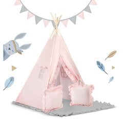 Палатка-вигвам детская NK-406, розовый цена и информация | Детские игровые домики | pigu.lt