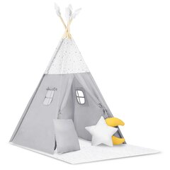 Палатка-вигвам детская НК-406, светло-серый цена и информация | Детские игровые домики | pigu.lt
