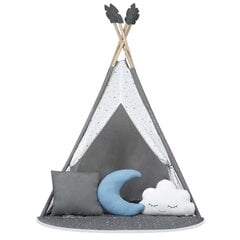 Палатка-вигвам детская НК-406, серый цена и информация | Детские игровые домики | pigu.lt