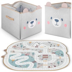 Žaislų dėžė ir kilimėlis Nukido, NK-408 kaina ir informacija | Žaislai kūdikiams | pigu.lt