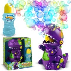 Dinozauro burbulų mašina su melodija Bubble Fun, violetinė, RK-909 kaina ir informacija | Vandens, smėlio ir paplūdimio žaislai | pigu.lt