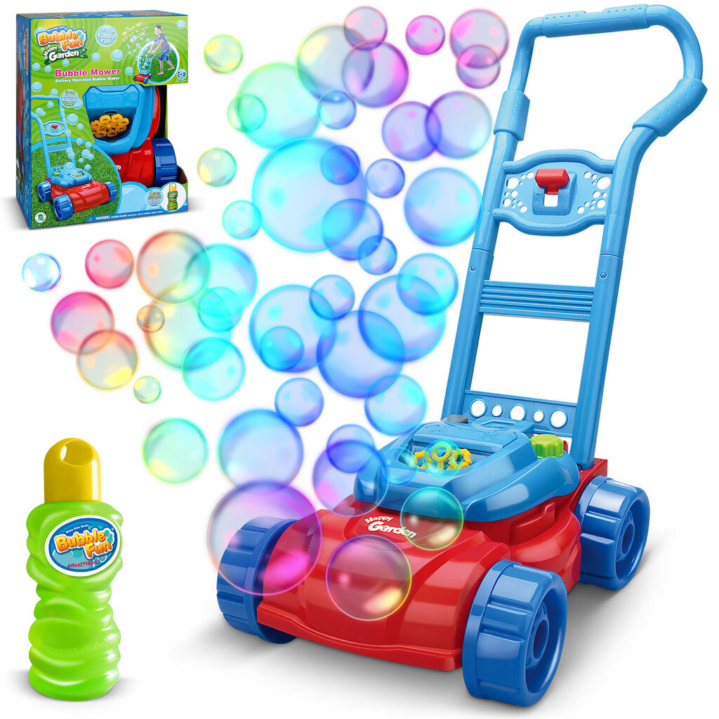 Muilo burbulų vejapjovė Bubble Fun, mėlyna, 24x31x48 cm kaina ir informacija | Vandens, smėlio ir paplūdimio žaislai | pigu.lt