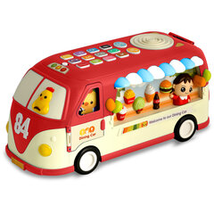 Edukacinis žaislas Autobusas Ricokids, RK-741, raudonas kaina ir informacija | Žaislai kūdikiams | pigu.lt