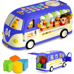 Развивающая игрушка Автобус РК-741 Ricokids синий цена и информация | Игрушки для малышей | pigu.lt