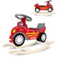 Medinis supamasis ugniagesių automobilis Ricokids, 785001 цена и информация | Žaislai kūdikiams | pigu.lt