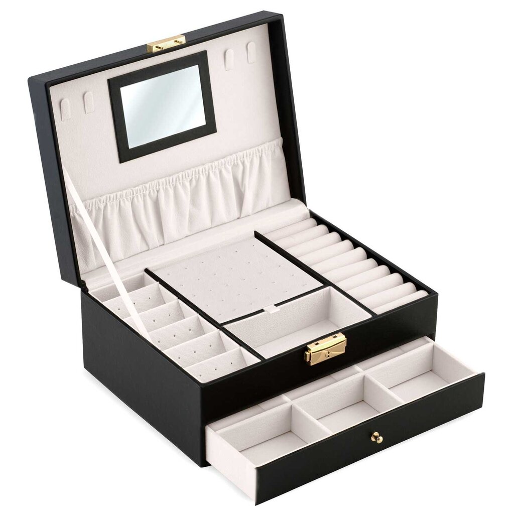 Massido papuošalų dėžutė MS-709, 10.7 cm kaina ir informacija | Interjero detalės | pigu.lt