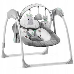 Automatinė supama kėdė kūdikiams su muzika Ricokids, grey kaina ir informacija | Gultukai ir sūpynės | pigu.lt