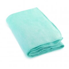 Меланжевое хлопковое одеяло 75х100 зеленое цена и информация | Покрывала, пледы | pigu.lt
