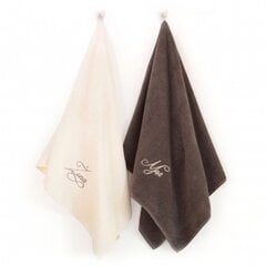 Комплект полотенец TIVOLYO Roseland Lux Mint Towel Set 2 цена и информация | Полотенца | pigu.lt