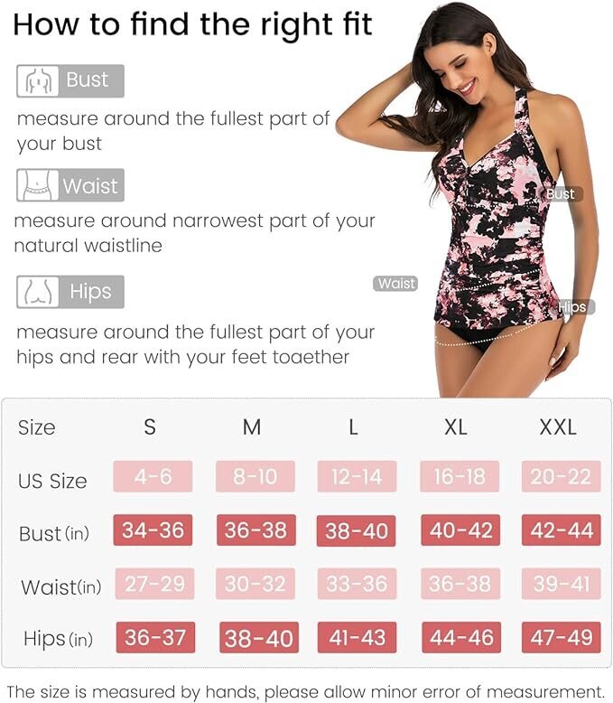 Maudymosi kostiumėlis moterims Swikipo, rožinis/juodas kaina ir informacija | Maudymosi kostiumėliai | pigu.lt