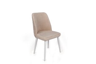 4-ių dalių kėdžių komplektas Asir, 50x90x49 cm, rožinis/baltas kaina ir informacija | Virtuvės ir valgomojo kėdės | pigu.lt