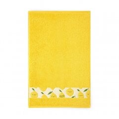 Полотенце 30х50 см, желтое цена и информация | Полотенца | pigu.lt