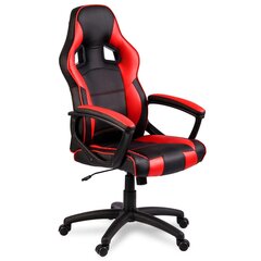 Офисное кресло для игрока, черное и красное цена и информация | Офисные кресла | pigu.lt