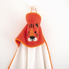 Полотенце для кошек с капюшоном, 90х90 см, бежевое цена и информация | Полотенца | pigu.lt