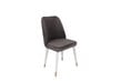 4-ių dalių kėdžių komplektas Asir, pilkas/baltas цена и информация | Virtuvės ir valgomojo kėdės | pigu.lt