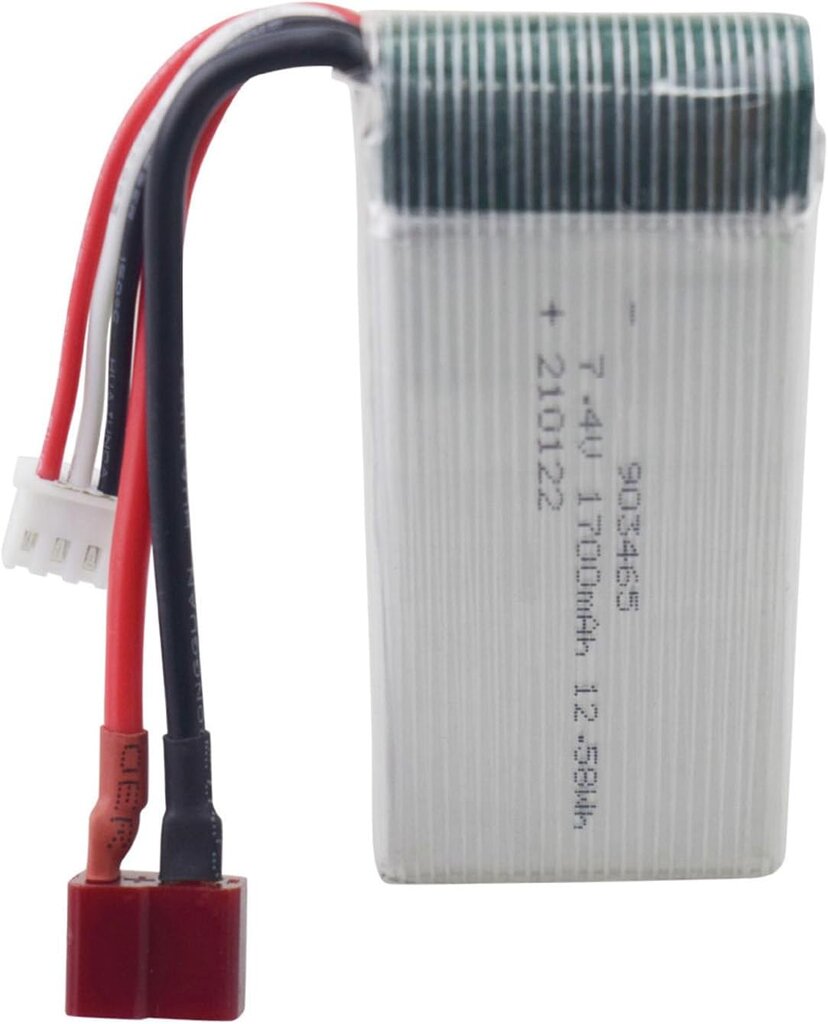 2vnt 7.4V 1700mAh ličio baterijos, suderinamos su 4WD didelės spartos RC automobiliu - modeliai 9200/9200E/200E/9202E/9203E/9204E/9205E/9206E/2995/YC300 kaina ir informacija | Elementai | pigu.lt