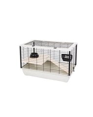 Клетка для кроликов Interzoo Bunny 80 De Luxe, 78х48х50 см, серого цвета цена и информация | Клетки и аксессуары для грызунов | pigu.lt