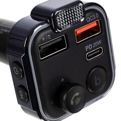 FM Bluetooth siųstuvas USB MP3 kaina ir informacija | FM moduliatoriai | pigu.lt