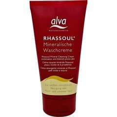 Минеральный крем для умывания Alva Rhassoul Mineral Wash Cream, 150мл цена и информация | Средства для очищения лица | pigu.lt
