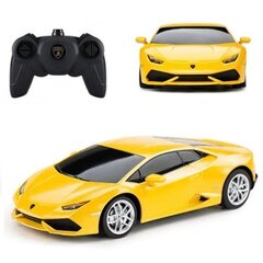 Nuotoliniu būdu valdomas automobilis Lamborghini Huracan Rastar, geltonas kaina ir informacija | Žaislai berniukams | pigu.lt