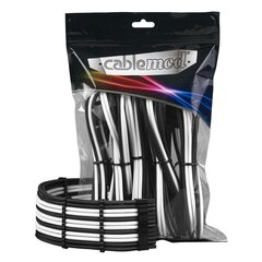 CableMod PRO ModMesh Cable Extension Kit - juoda/balta цена и информация | Аксессуары для компонентов | pigu.lt