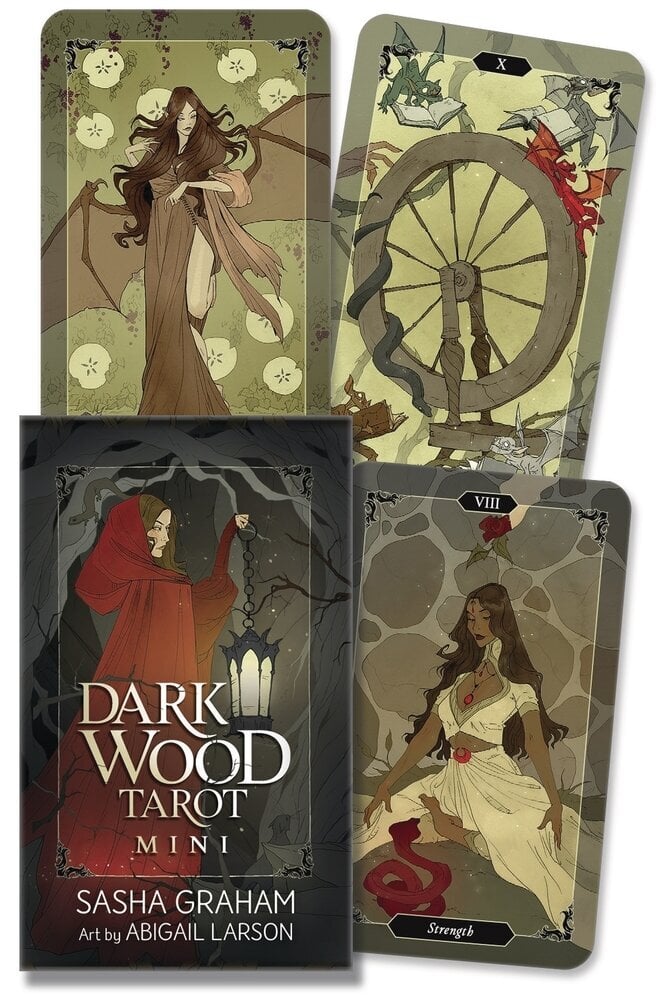 Taro kortos Llewellyn Dark Wood Tarot Mini kaina ir informacija | Ezoterika | pigu.lt