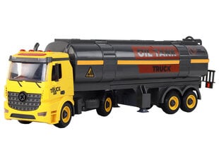 Žaislinis sunkvežimis su cisterna Pasidaryk pats, juodas kaina ir informacija | Žaislai berniukams | pigu.lt