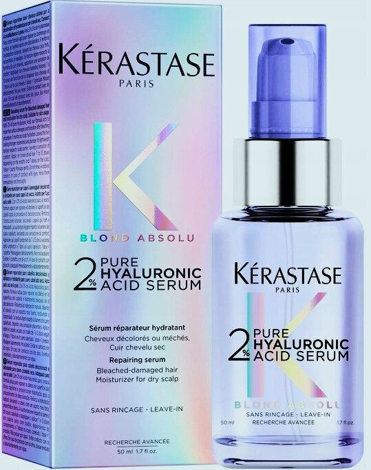 Plaukų serumas Kerastase Blond Absolu Serum 2% Hyaluronic Acid, 50ml kaina ir informacija | Priemonės plaukų stiprinimui | pigu.lt
