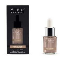 Kvapusis aliejus Millefiori Milano Silk & Rice Powder, 15 ml kaina ir informacija | Eteriniai, kosmetiniai aliejai, hidrolatai | pigu.lt