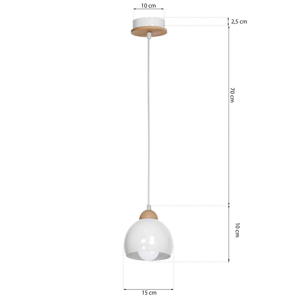 Eko-light pakabinamas šviestuvas Dama kaina ir informacija | Pakabinami šviestuvai | pigu.lt