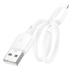 Borofone Cable BX93 Super Power - USB to Lightning - PD 20W 0,25 metres white цена и информация | Кабели для телефонов | pigu.lt