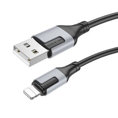 Borofone Cable BX101 Creator - USB to Micro USB - 2,4A 1 metre white цена и информация | Кабели для телефонов | pigu.lt