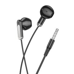 Borofone Earphones BM89 Surpass with microphone black цена и информация | Наушники | pigu.lt