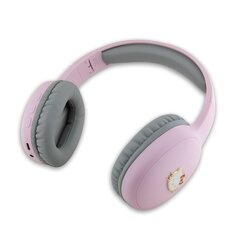 Hello Kitty Bicolor Kitty Metal Head Logo Bluetooth Stereo Headphones Pink цена и информация | Теплая повязка на уши, черная | pigu.lt