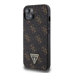 Guess PU Leather 4G Triangle Metal Logo Case kaina ir informacija | Telefono dėklai | pigu.lt