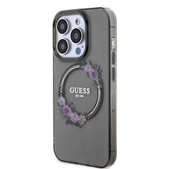 Guess TPU Flowers Ring Glossy Logo kaina ir informacija | Telefono dėklai | pigu.lt