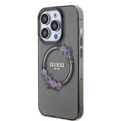 Guess TPU Flowers Ring Glossy Logo kaina ir informacija | Telefono dėklai | pigu.lt