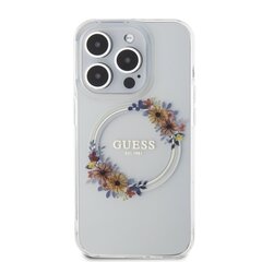 Guess TPU Flowers Ring Glossy Logo kaina ir informacija | Telefono dėklai | pigu.lt