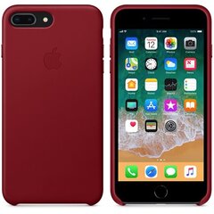 MQHN2FE|A Apple Leather Cover for iPhone 7 Plus|8 Plus Red цена и информация | Чехлы для телефонов | pigu.lt
