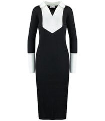 Suknelė moterims 17255, juoda цена и информация | Платья | pigu.lt