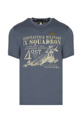 Marškinėliai vyrams Aeronautica Militare 51594-8, mėlyni kaina ir informacija | Vyriški marškinėliai | pigu.lt