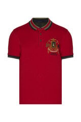 Polo marškinėliai vyrams Aeronautica Militare 51618-5, raudona kaina ir informacija | Vyriški marškinėliai | pigu.lt