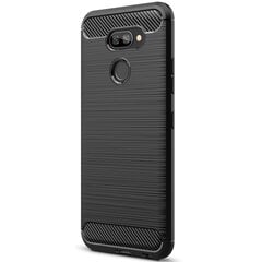 Carbon чехол Xiaomi MI 10T Lite, черный цена и информация | Чехлы для телефонов | pigu.lt