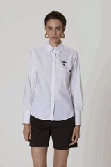 Marškiniai moterims Aeronautica Militare 51691-7, balti kaina ir informacija | Palaidinės, marškiniai moterims | pigu.lt