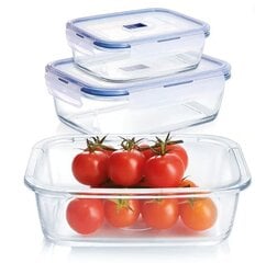 Luminarc набор для хранения продуктов и корзины Pure Box Active, 4 предмета цена и информация | Посуда для хранения еды | pigu.lt