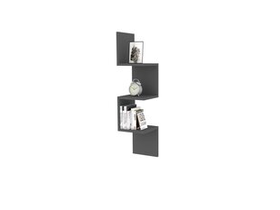 Полка Asir, 105,4x25x25 см, серый цена и информация | Полки | pigu.lt