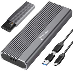 NVME SSD korpusas PCIe M.2 USB-C 3.2 GEN2 adapteris M2 "Reagle" kišenė цена и информация | Аксессуары для корпусов | pigu.lt