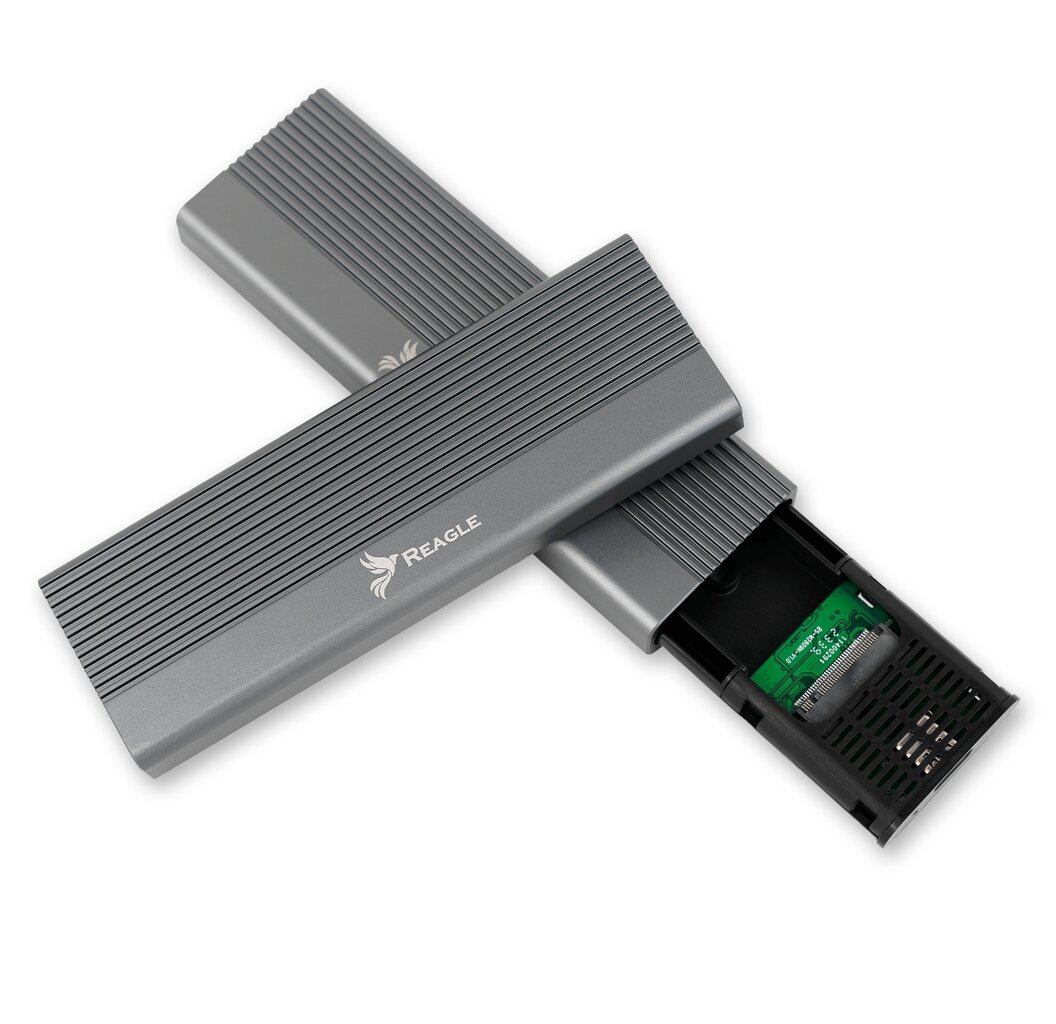 NVME SSD korpusas PCIe M.2 USB-C 3.2 GEN2 adapteris M2 "Reagle" kišenė kaina ir informacija | Korpusų priedai | pigu.lt