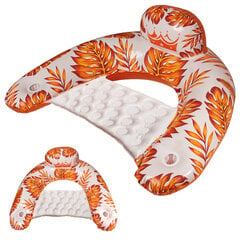 Plaukimo kėdė, 110cm, oranžinė kaina ir informacija | Pripučiamos ir paplūdimio prekės | pigu.lt